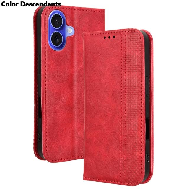 

Rock Cases FOR Doogee N60 Pro NOTE 59 PRO CASE Plain Luxury Geometric Cover FOR Note 59 красный