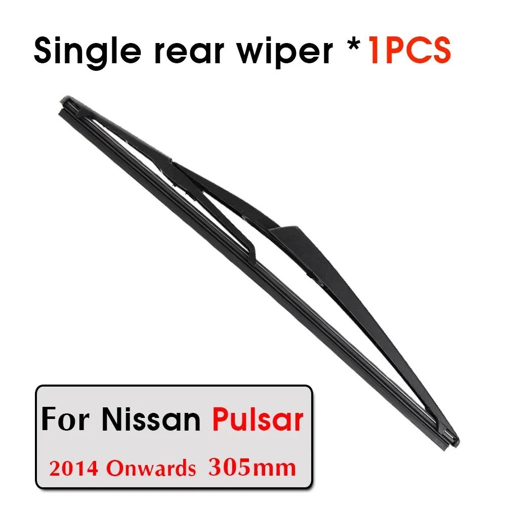 Car Rear Wiper Blade Blades Back Window Wipers Arm For Nissan Pulsar Hatchback 2014-2019 305mm Windscreen Wiper