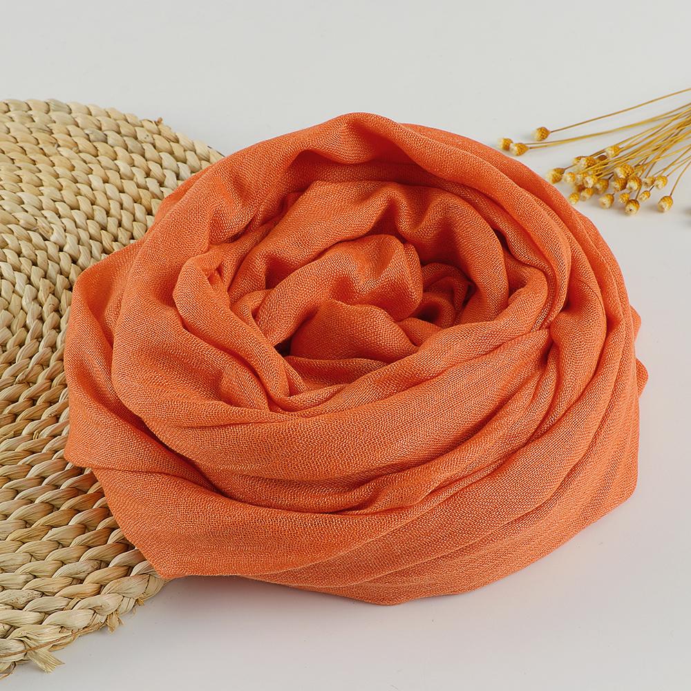 New Big Size Cotton Linen Hijab Scarf Women Muslim Shawls Soft Headscarf Wraps Solid Headband Bandana Bufandas Foulard 190*100cm