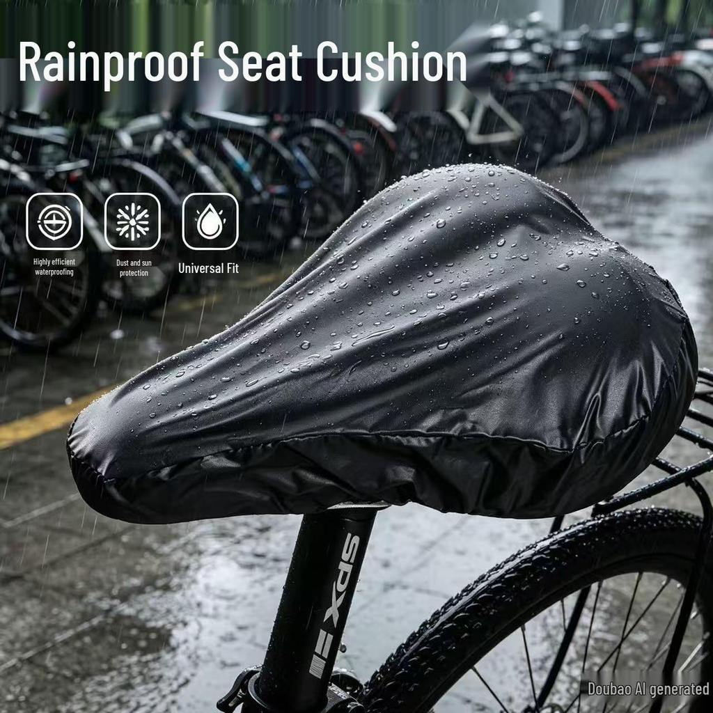 Universal Mountain Bike Saddle Rain & Dust Cover: Suitable for Fixed Gear and Cycling
