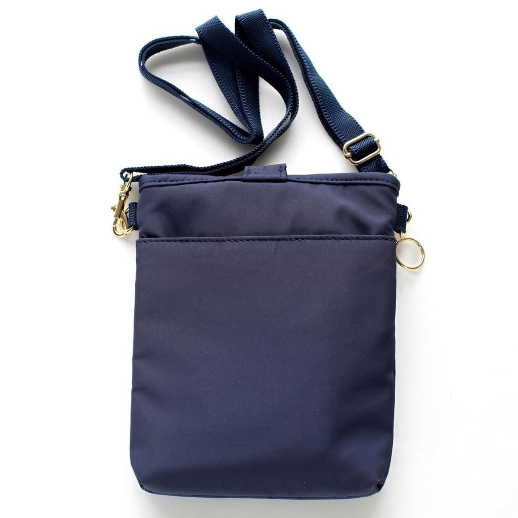 Blooming Kitamura Schultertasche, Smartphone-Schultertasche (ca. 19cm x 15cm x 2cm) 001832 (Marine 0001)
