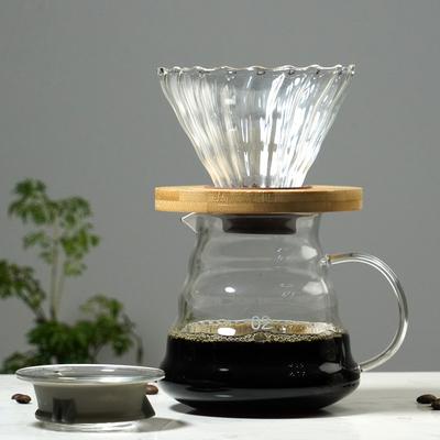Set Kaffeekanne Glas Sharing Pot 02 Wolkenkanne V60 Filtertasse