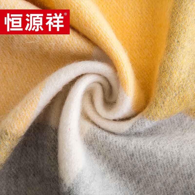 Hengyuanxiang Plaid Cashmere Scarf