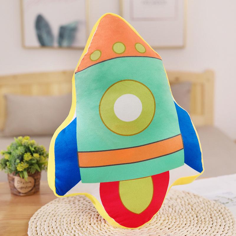 Children Car Pillow Cushion Plush Toy Helicopter Train Fire Truck Doll Ragdoll Boy Girl