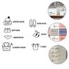 1/5 Sheets Baby Clothes Stickers Home Decor Wardrobe Sticker Decal Bedroom Mural Cabinet Classification Cartoon Stickers