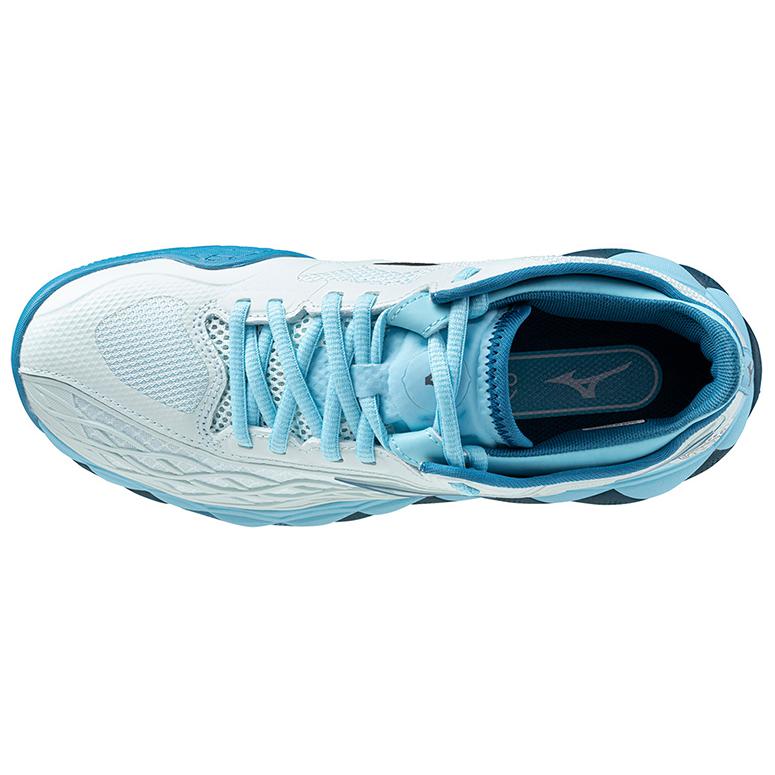 Mizuno Wave Enforce Tour Stable Comfortable Low-Top Tennis Shoes Unisex Sneaker Light-Blue 61GA230125