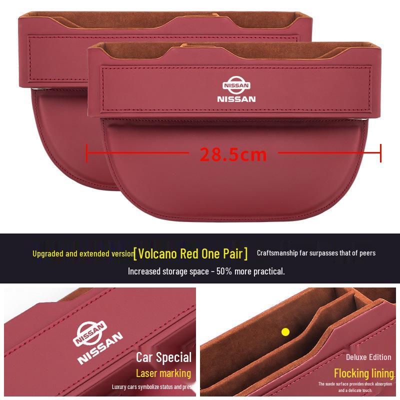 Nissan Car Seat Gap Organizer for Bluebird, Sylphy, Qashqai, Tiida, Teana