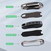 AABKU1 Zinc Alloy + PU Leather Car Key Case Cover Keychain For Porsche Panamera Spyder Carrera Macan Boxster Cayman Cayenne 911 970 981