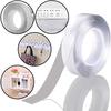 Nano Tape Roll Double Sided Adhesive Tape 30mm*3m*2mm Traceless Washable Nano Tape Stick Grip Gel Reusable Nano Gel