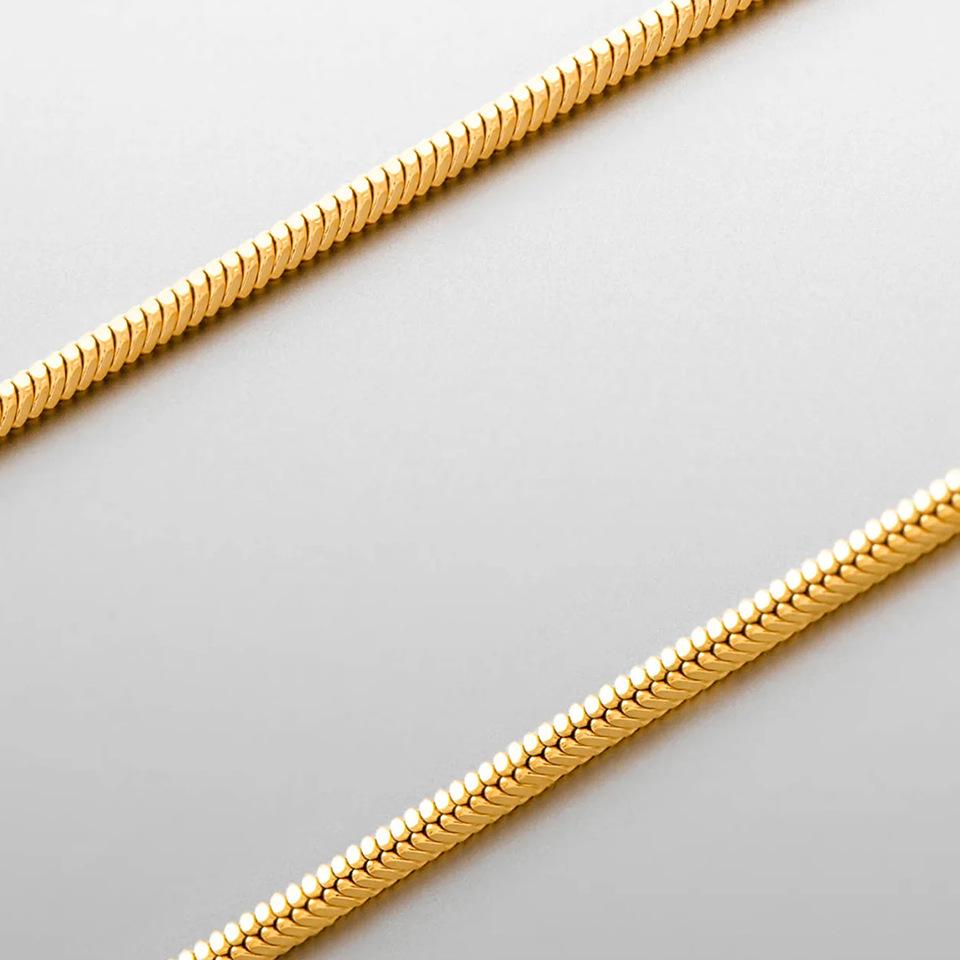 Saint Delan Snake Bone Square Chain Necklace - Men's Korean Style, Trendy and Simple with a Cold, High-Sense Personality