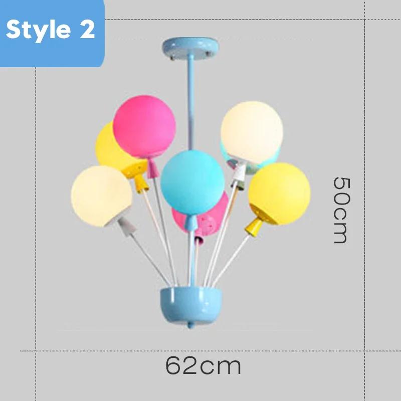 Children's room LED balloon ceiling light baby ceiling light decorative creative dreamy cartoon children's and men's room lights