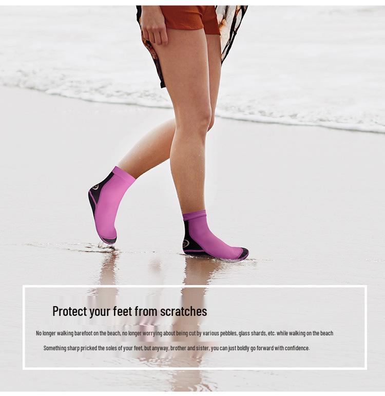 1.5MM Non-Slip Lycra Diving and Swimming Socks for Men and Women - Anti-Scratch Snorkeling and Beach Socks