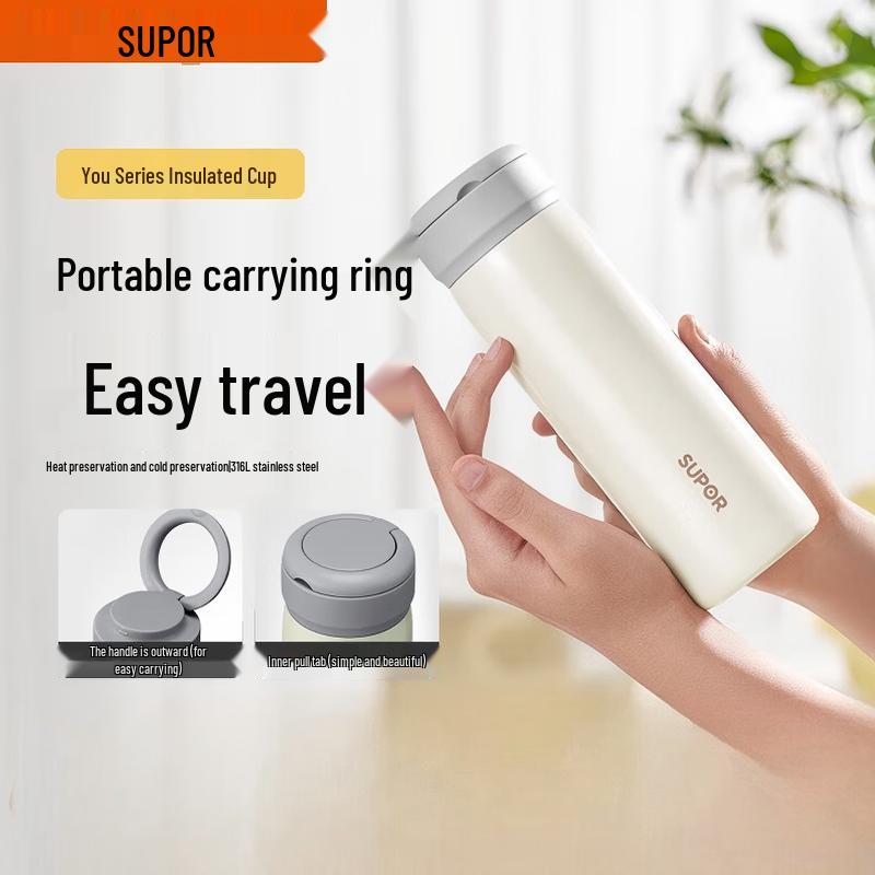 SUPOR 316L Stainless Steel Portable Outdoor Thermos