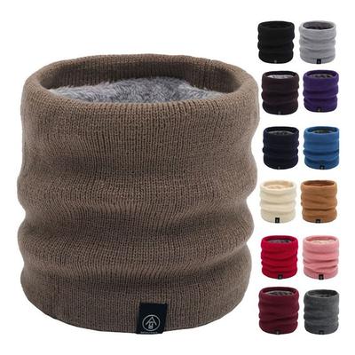 Winter Thermal Fleece Neck Warmer, Muffler, Balaclava Scarf