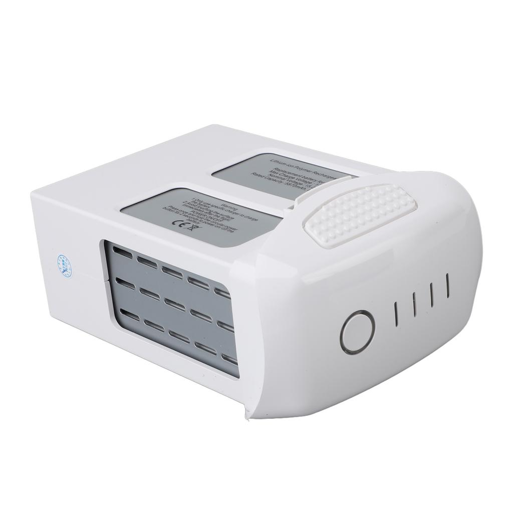Drone Battery White 5870mAh High Capacity Drone Intelligent Battery for Phantom 4 Pro 4A 4P Plus