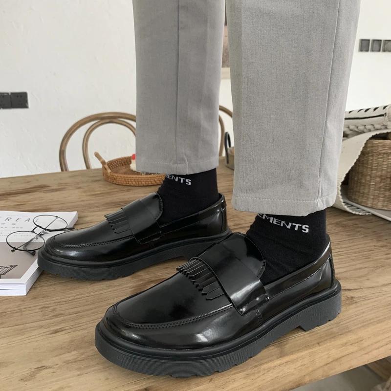 

Мужские мокасины из мягкой кожи Мужская обувь Лоферы Слипоны для отдыха на открытом воздухе Удобные мокасины Плоские туфли Повседневная обувь для вождения на лодке Мужская обувь 38