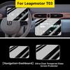 For Leapmotor T03 2025 Central Control Screen Navigation Tempered Glass Protector Scratch-resistant Interior Accessories