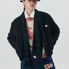 beyondcloset New Parisian Dog Wappen Basic Muffler Green