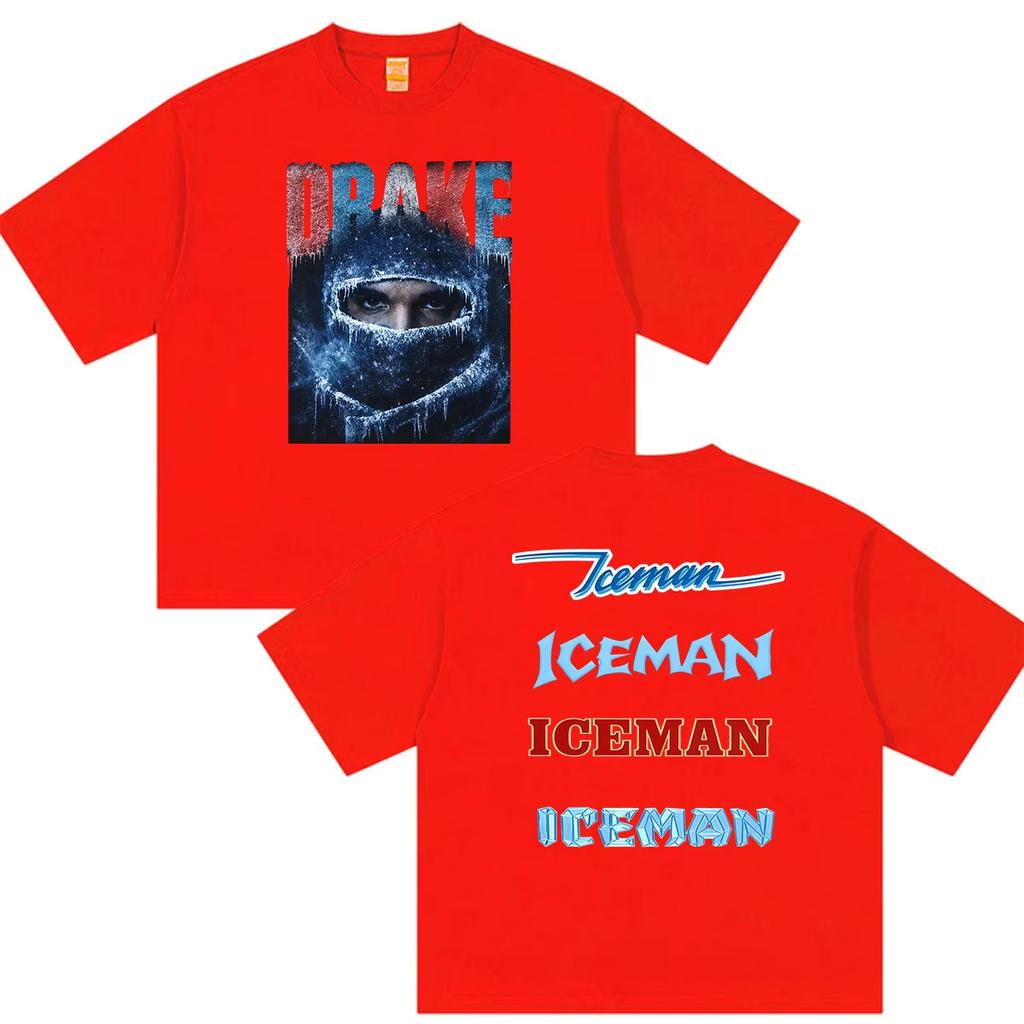 Rapper Drake IceUnisex Album 2026 Graphic T Shirt Unisexs Vintage Hip Hop Short Sleeve Tshirts Unisex pure Cotton Tshirt Streetwear