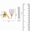 Dollhouse LED Wall Sconces Chic 1:12 Miniature Sconce for Mini Toy Bedroom