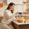 Electric Stainless Steel Blade Meat Chopper with 2 Liter Glass Bowl and Multi Speed Control for Kitchen Use