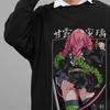 Demon Slayer Sweatshirt Mitsuri Kanroji Sweater Kimetsu No Yaiba Unisex Pullover