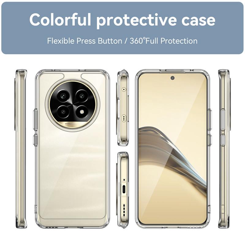 For Realme 13 Pro Plus Case Realme 13 Pro 13 Pro Plus 5G Cover Clear PC Shockproof Silicone Phone Back Cover Realme 13 Pro Plus