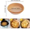 200PCS  Fryer Pad Paper Food Baking Paper High Temperature Resistant Fryer