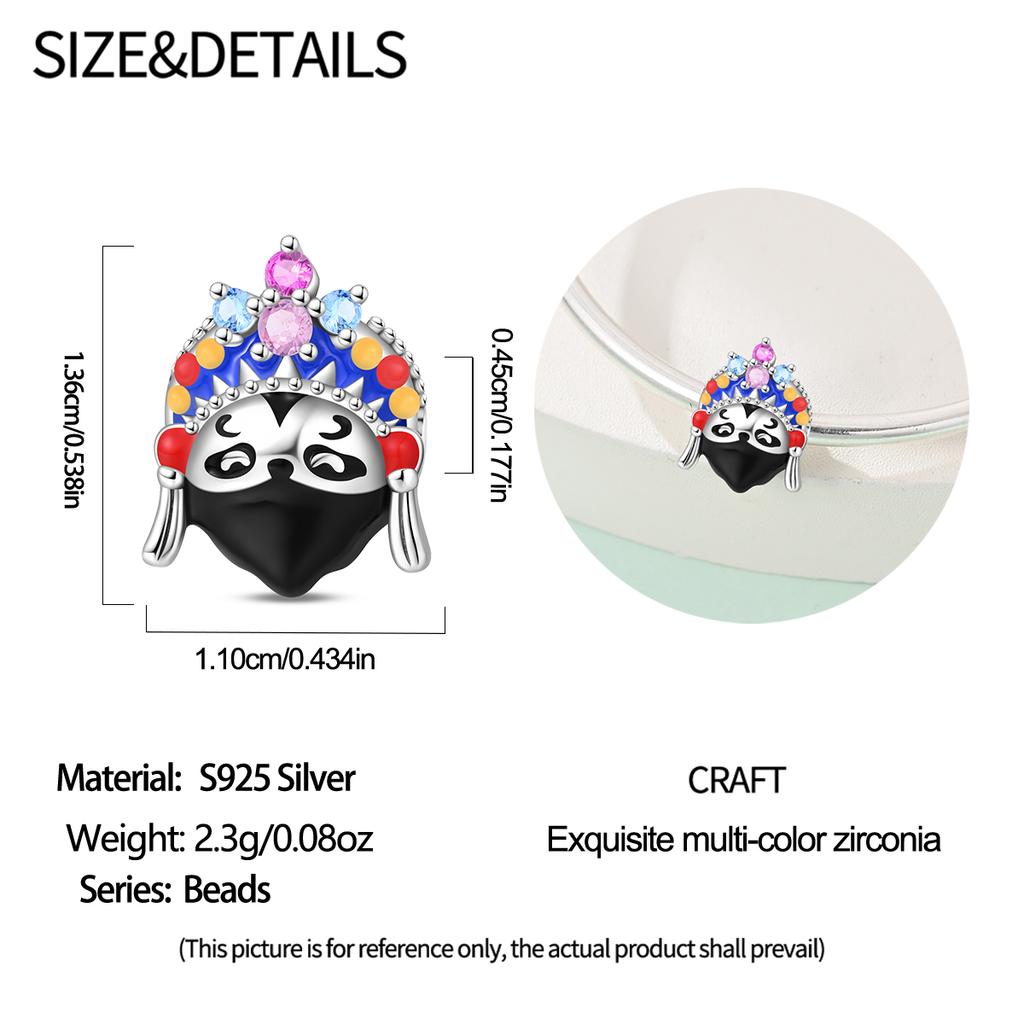 Neue Kupferanhänger Panda Hase Wetter Wolken Regenbogen Blitz Perlen Passen Original Armband Damen DIY Schmuck