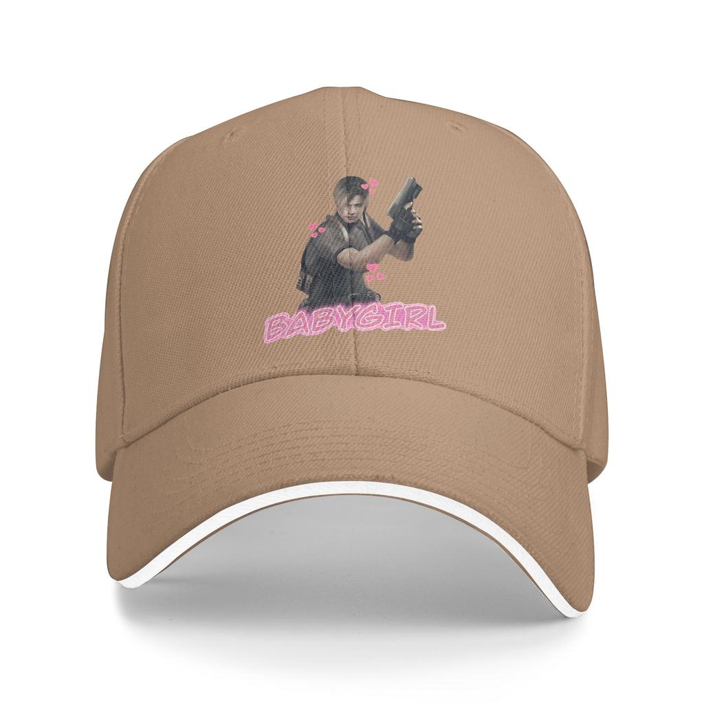 Residents Evils Leon Kennedy Babygirl Baseball Cap Couple Print Trucker Hat Summer Retro Hiking Fishing Sun Visor Baseball Caps