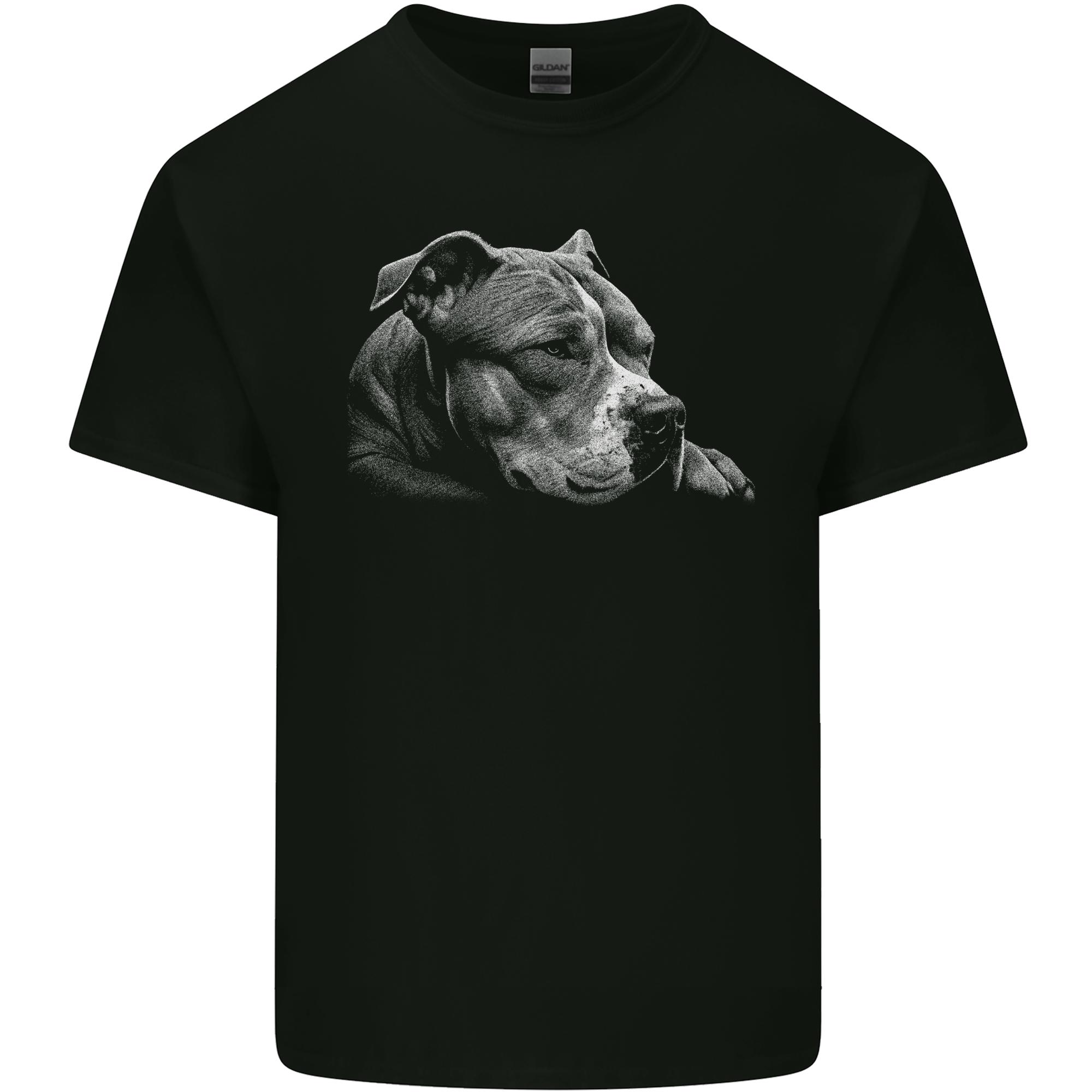 Resting Pitbull Dog Unisexs Light Cotton TShirt S