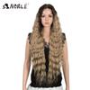 Perruque en Dentelle Synthétique Noble pour Cosplay 30-40 Pouces Longue Perruque Ondulée Perruque Blonde Ombrée Perruque en Cheveux Synthétiques Perruques Pour Femmes Noires Perruque en Dentelle
