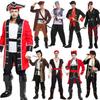 Halloween Adult Pirate Costumes Somali Jack Pirate Captain Dress Party Dress Up