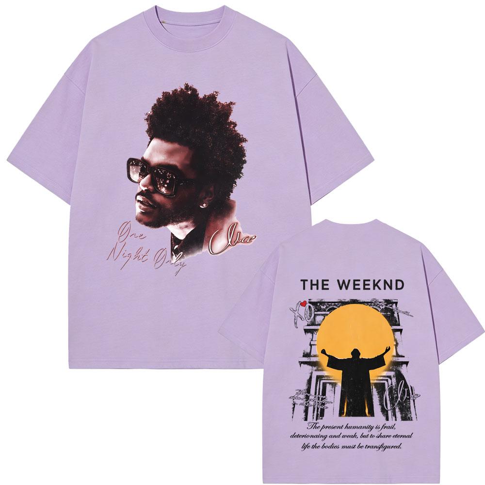 Rapper The Weeknd XO Tour 2026 T Shirt Unisex Women Hip Hop Fashion Pop Music Short Sleeve Tshirt Unisexs Casual Vintage Streetwear