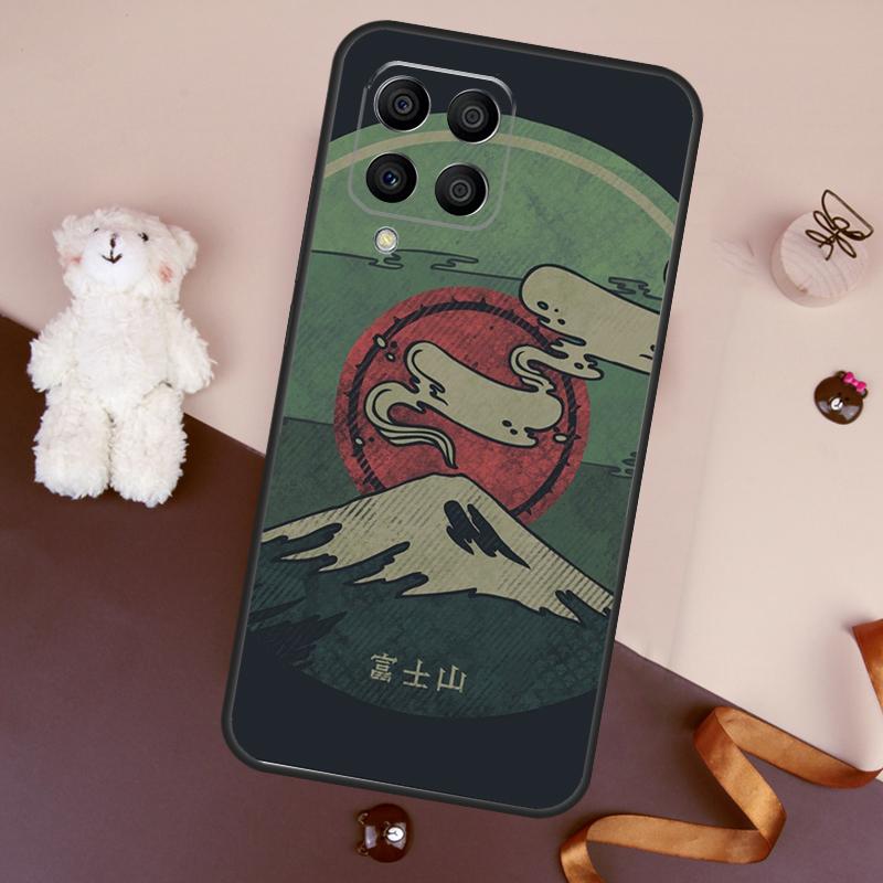 Japanese Art Mount Fuji Case For Samsung Galaxy M06 M53 M13 M31 M11 M35 M55 M15 M56 M36 M16 M12 M32 M52 M14 M34 M54