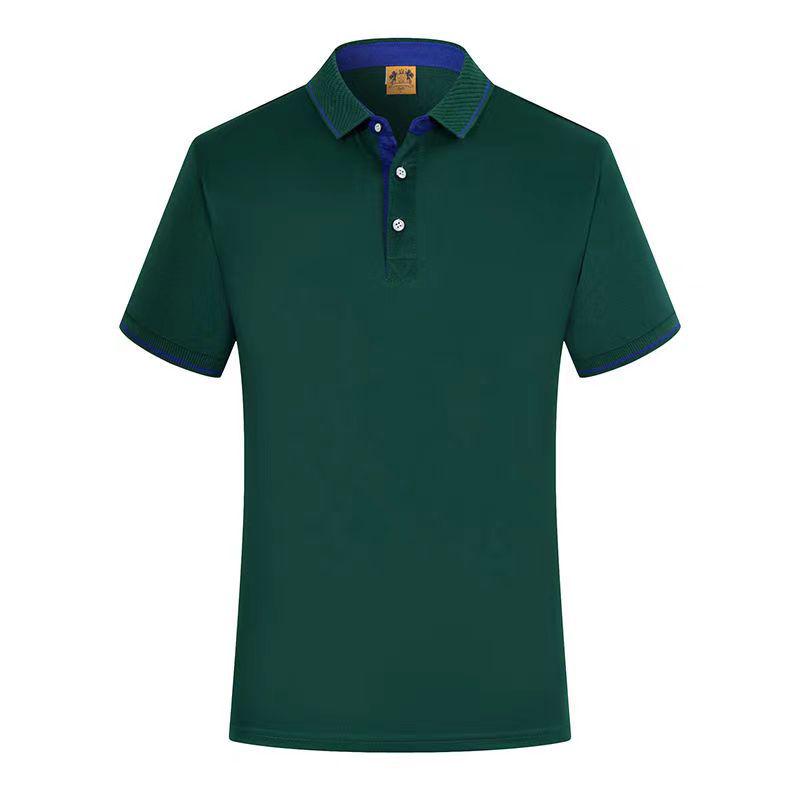 Custom Logo Short-Sleeve Polo Shirt: Summer Workwear Team T-Shirt with Embroidery Options