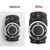 10 Pcs Car Multimedia Buttons Cover iDrive Stickers for 1 2 3 5 7 Series
