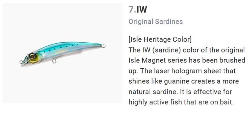 Yo Zuri Duel Aile Magnet TG Darter 105F Schwimmender Köder F1254-IW (5499)