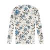 Camisas de manga larga para mujer Tops Blusas casuales elegantes plisadas con cuello redondo