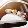 1 Set Ornamenti Kawaii Hello Kitty 3D Carino Auto Impermeabili Rimovibili Cartoni Animati Anime Adesivi Veicolo Per Berlina Suv Camion Regalo Ragazza