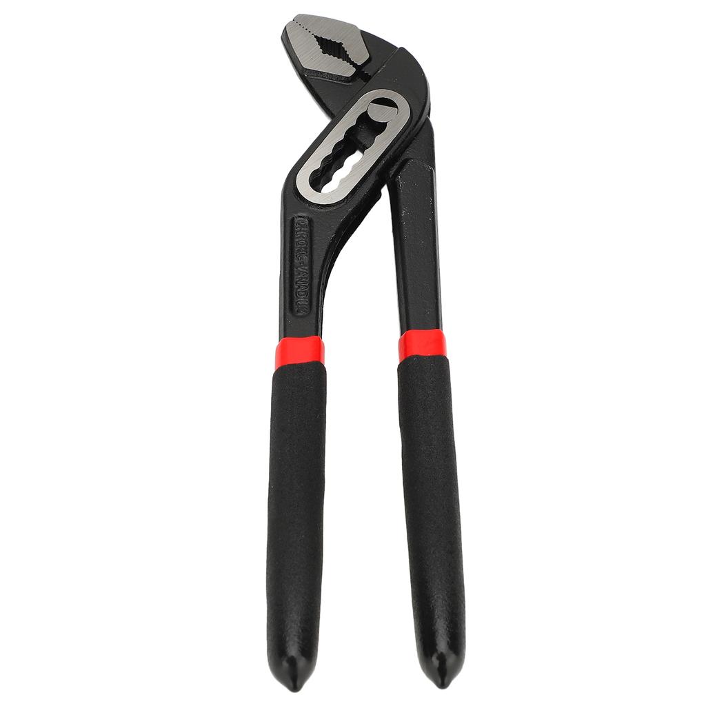 8 Inch Water Pump Pliers 6 Levels Adjustment Opening 68mm Groove Joint Pliers for Home Pipe Repair