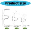 30pcs Tree Branch Spreaders for Fruit Trees Metal Branch Trainers for Garden Use In Various 8/10/13cm Sizes
