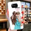 Mom Baby Girls Cover Phone Case For Xiaomi Poco F7 Ultra X7 X6 X5 Pro M7 Redmi 15C 15 13C 13 12C 12 10C 10 9A 9C 9T 9 Shell Poco