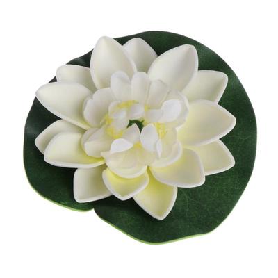 Artificial Lotus Flowers Water Lily Mariage Floating Fake Plants Garden Tank Pond For Wedding Party Lotus Water Home Decor Plants  Jewelry Accessory