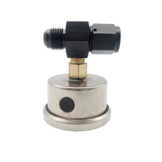 Liquid Oil Pressure Gauge 0-100 PSI Pressure Gauge 1/8" NPT With AN 6 Adapter