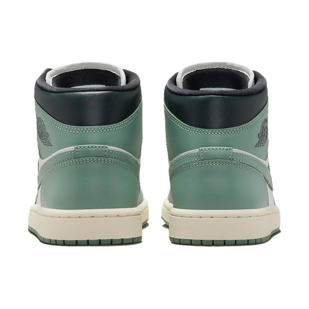 Air Jordan 1 Mid Jade Smoke Damskie Sneakersy Zielone Żagiel Antracyt BQ6472-130