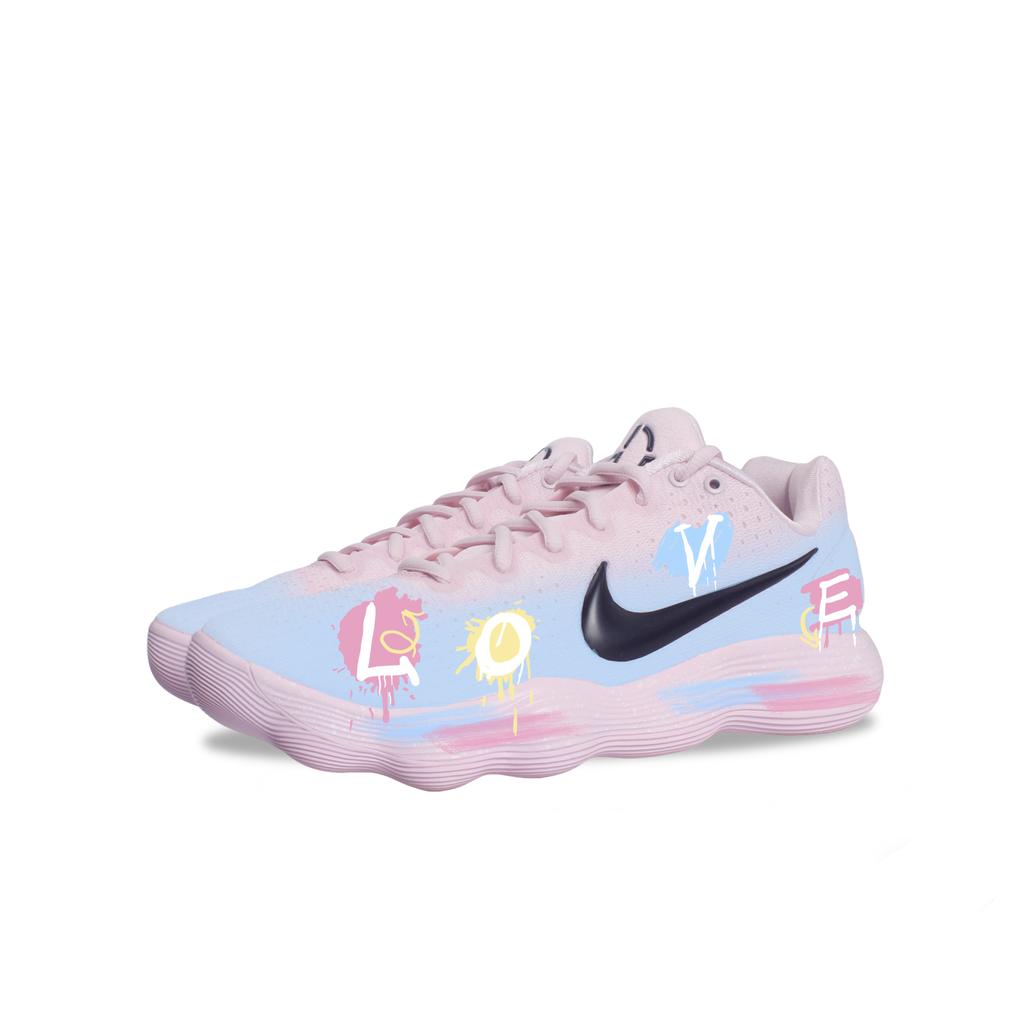 Nike Hyperdunk 2017 Abrasion Resistant Slip Resistant Low top Basketball Shoes Unisex Pink IM3368-606(Team1180-love)