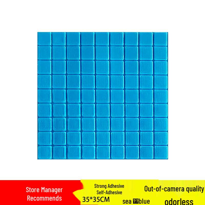 Waterproof 3D Stereo Self-Adhesive XPE Foam Brick Wall Sticker, 35*35 