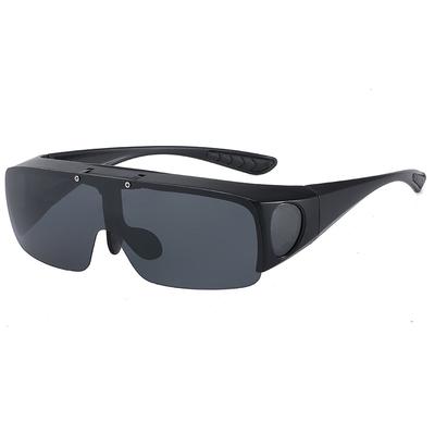 Flip-Over-Sonnenbrille, polarisierte einteilige Brille für Männer und Frauen, doppelschichtige Abdeckung, Flip-Over-Sonnenbrille, Farbwechselbrille