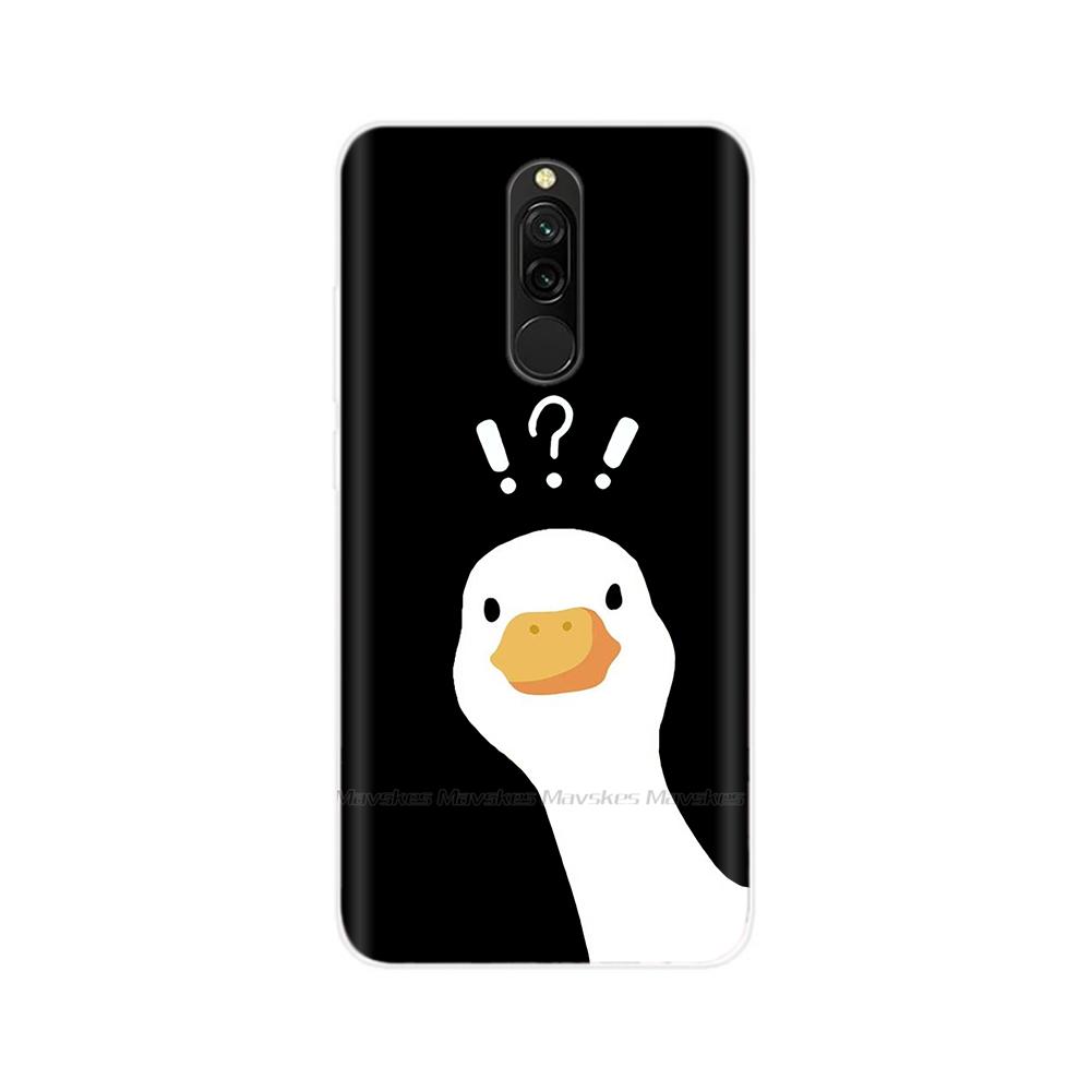 For Redmi 8 8A Pro Case TPU Silicone Shockproof Cat Phone Cover For Redmi 8 8A 7 7A redmi7 Transparent Funda Printing Soft Coque